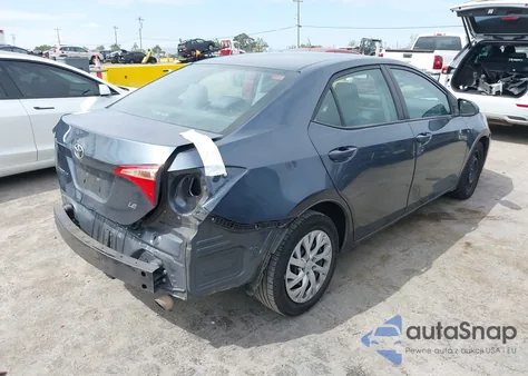 2018 Toyota Corolla Le из США, поврежденный, VIN 2T1BURHE2JC021070